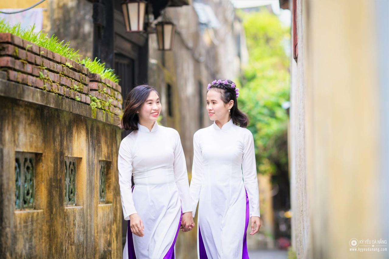 Purple Garden Homestay Хойан Экстерьер фото
